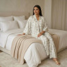 Pyjama 3 pieces en crepe