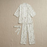 Pyjama 3 pieces en crepe