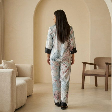Pyjama 2 pieces en satin