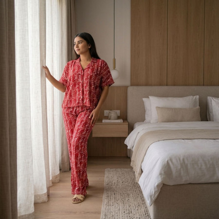 Pyjama 2 pieces en coton