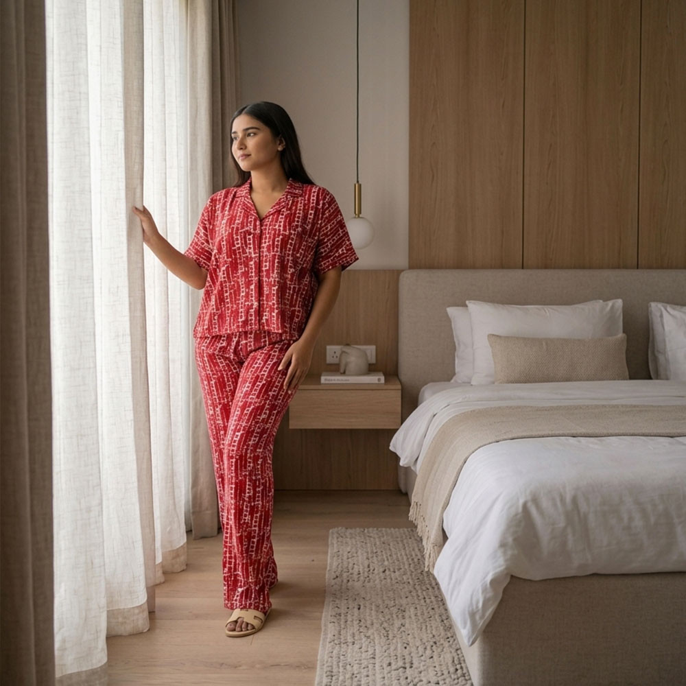 Pyjama 2 pieces en coton