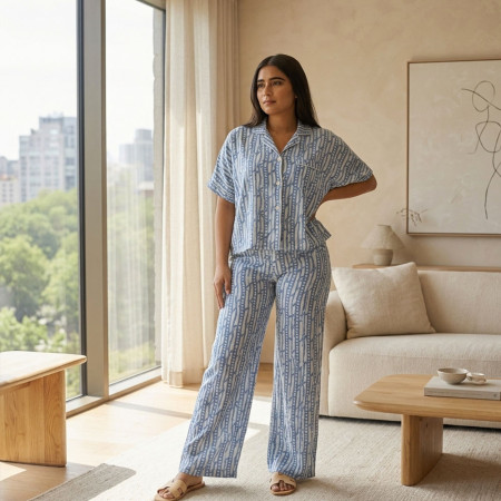 Pyjama 2 pieces en coton