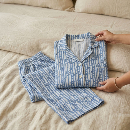 Pyjama 2 pieces en coton