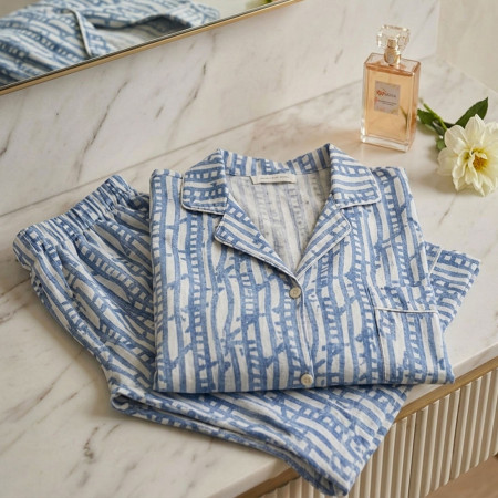 Pyjama 2 pieces en coton