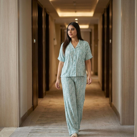 Pyjama 2 pieces en coton