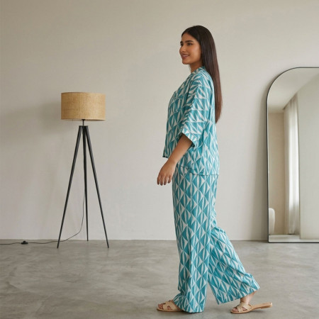 Pyjama 2 pieces en satin