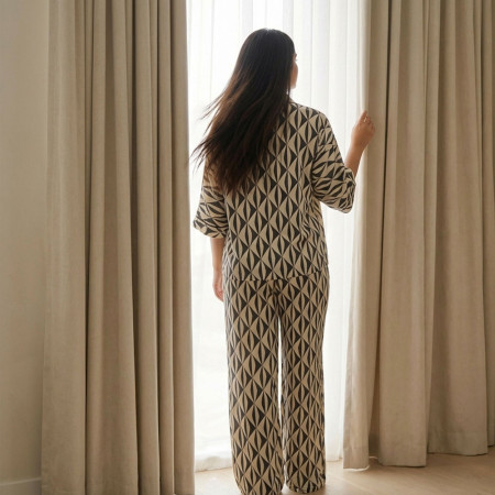 Pyjama 2 pieces en satin