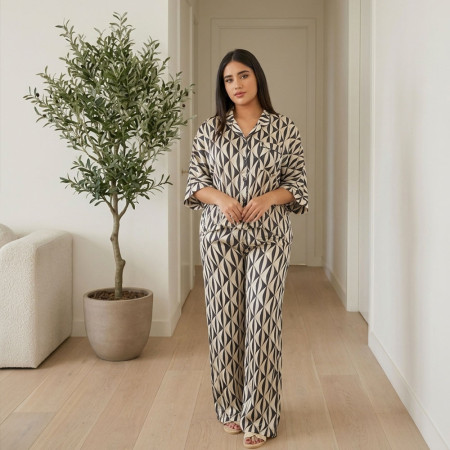 Pyjama 2 pieces en satin
