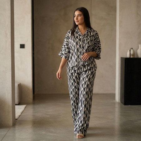 Pyjama 2 pieces en satin