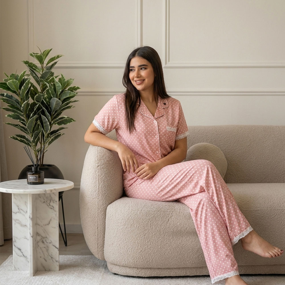 Pyjama 2 pieces en satin