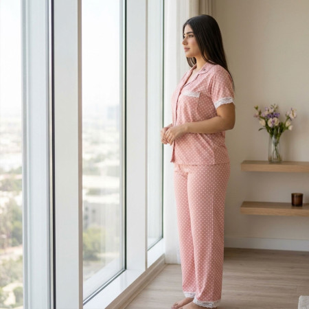 Pyjama 2 pieces en satin