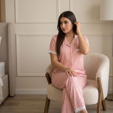 Pyjama 2 pieces en satin