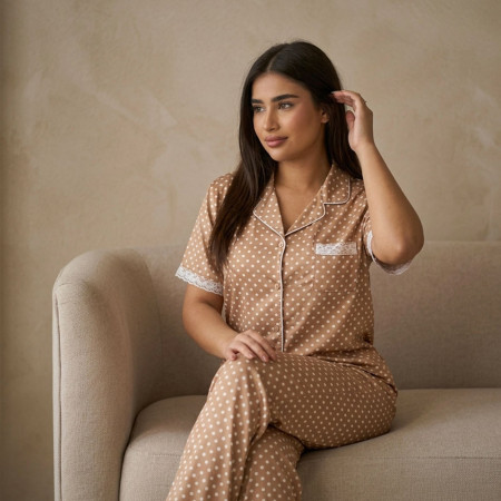 Pyjama 2 pieces en satin