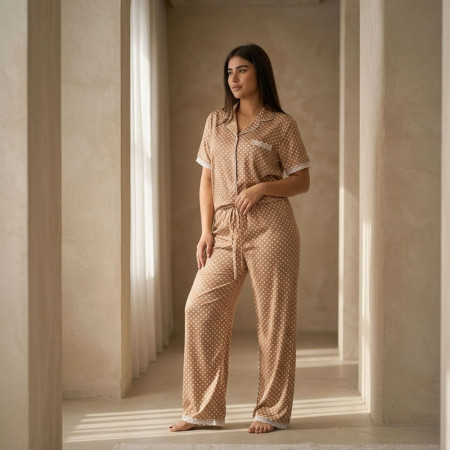 Pyjama 2 pieces en satin