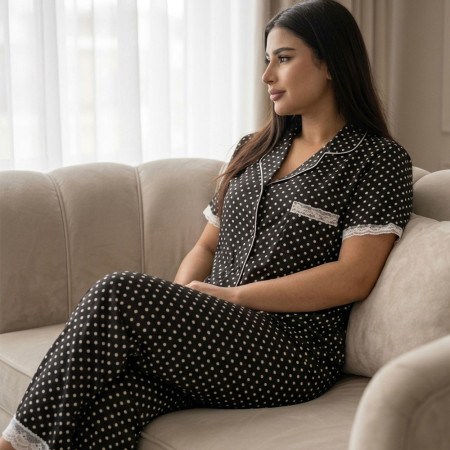 Pyjama 2 pieces en satin