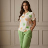 Pyjama 2 pieces en crepe
