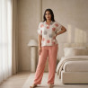Pyjama 2 pieces en crepe
