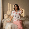 Pyjama 2 pieces en crepe