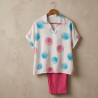 Pyjama 2 pieces en crepe