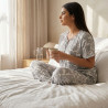 Pyjama 2 pieces en crepe