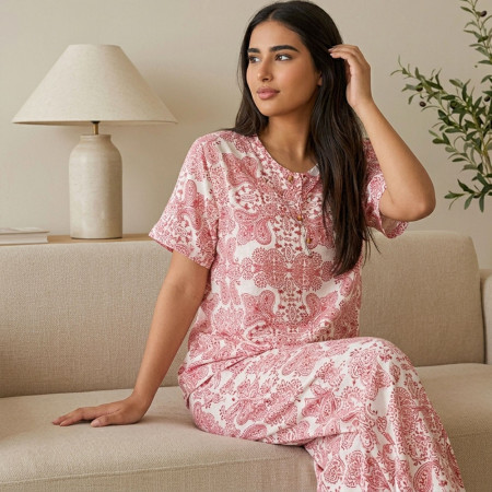 Pyjama 2 pieces en crepe