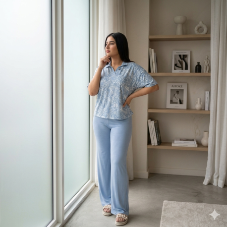 Pyjama 2 pieces en coton