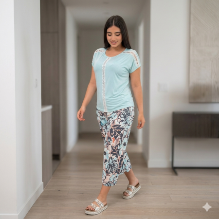 Pyjama 2 pieces en coton