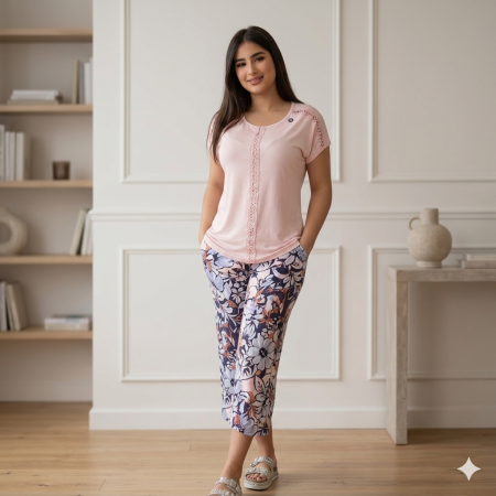 Pyjama 2 pieces en coton