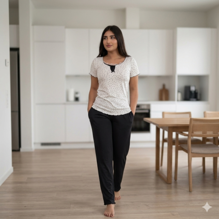 Pyjama 3 pieces en coton