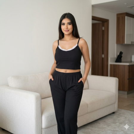Pyjama 3 pieces en coton