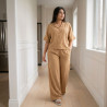 Pyjama 3 pieces en crepe