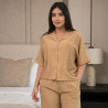 Pyjama 3 pieces en crepe