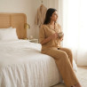 Pyjama 3 pieces en crepe