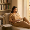 Pyjama 3 pieces en crepe