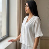 Pyjama 3 pieces en crepe