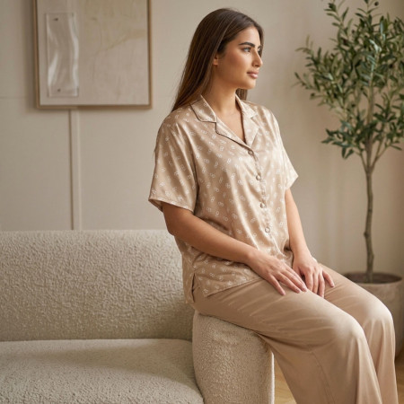 Pyjama 2 pieces en satin