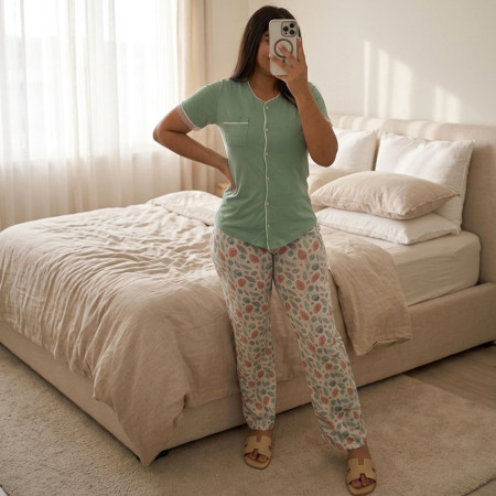 Pyjama 2 pieces en coton