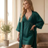 Ensemble Nuisette Satin & Kimono