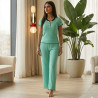 Pyjama Coton Côtelé 2 Pièces