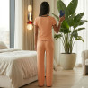 Pyjama Coton Côtelé 2 Pièces