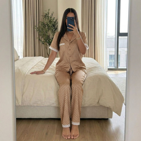 Pyjama 2 pieces en satin