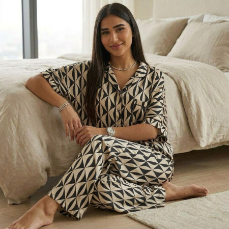 Pyjama 2 pieces en satin