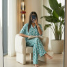 Pyjama Satin de Soie 2 Pièces