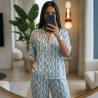 Pyjama Satin de Soie 2 Pièces