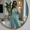 Pyjama Satin de Soie 2 Pièces