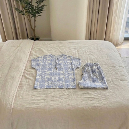Pyjama 2 pieces en crepe