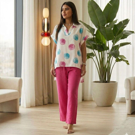 Pyjama 2 pièces en crêpe léger