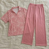 Pyjama coton col polo