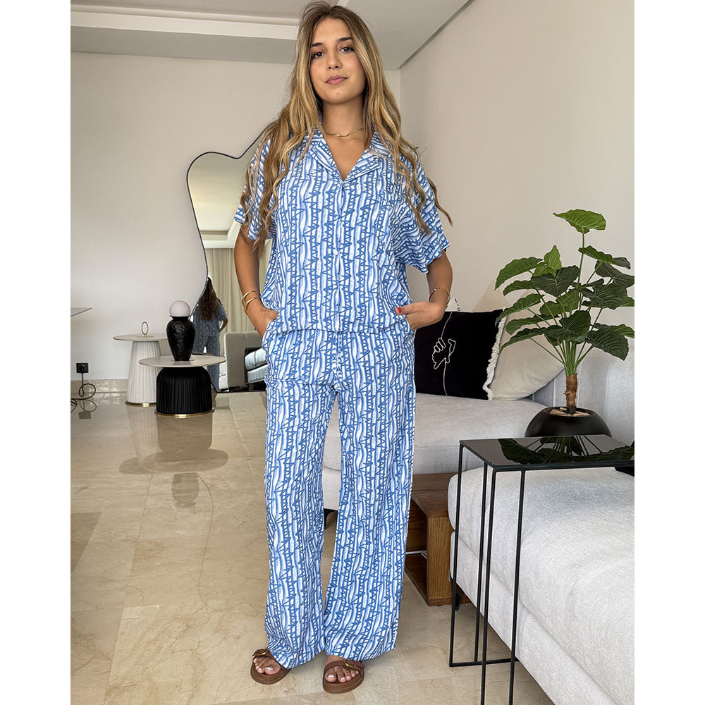 Pyjama 2 pieces en coton