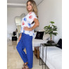 Pyjama 2 pieces en crepe
